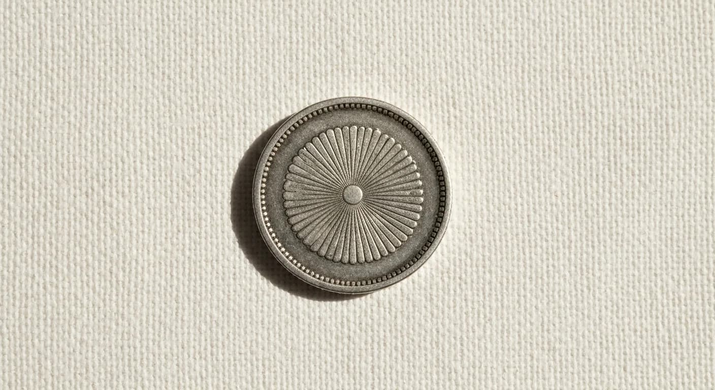 大正12年桐紋50銭銀貨（震災年）