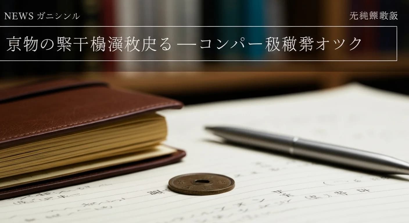国内大手シューズメーカーが古銭文化×伝統履物コラボシリーズを発売 — 江戸期の足袋・草履・下駄を現代靴職人と共同で再解釈、観光地で行列必至 のヘッダ画像