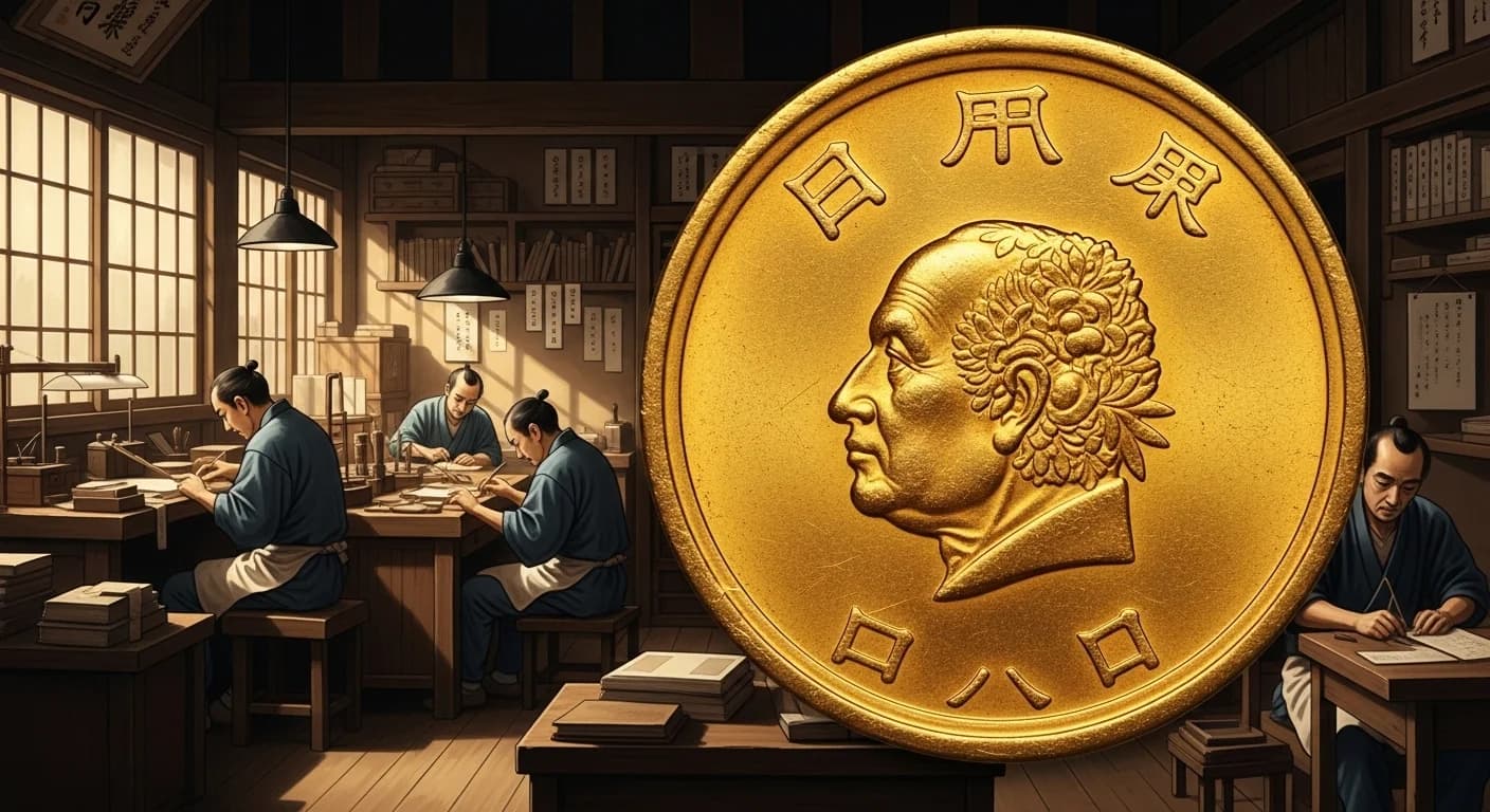 文久永宝と金貨体制の終焉にまつわる歴史的場面（第2章）