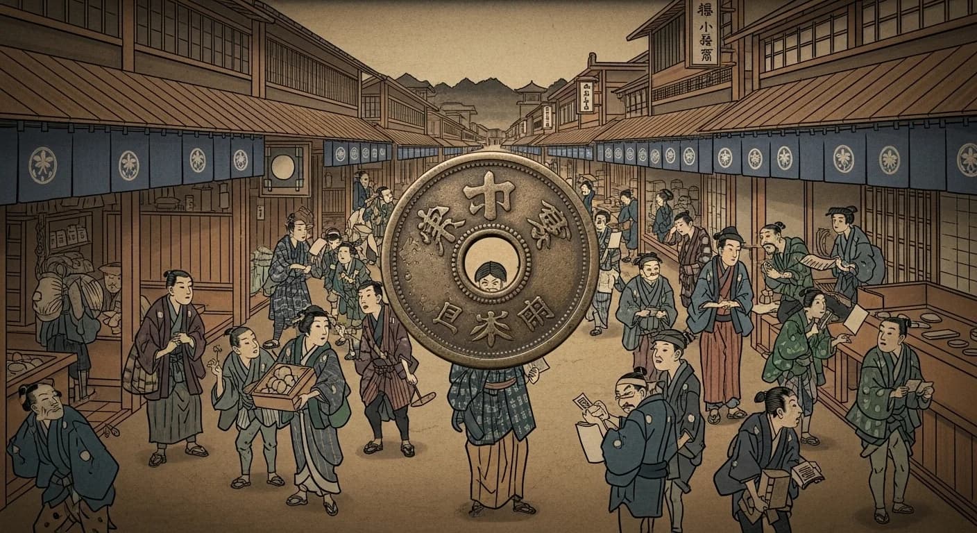 奈良時代の民衆と貨幣の様子
