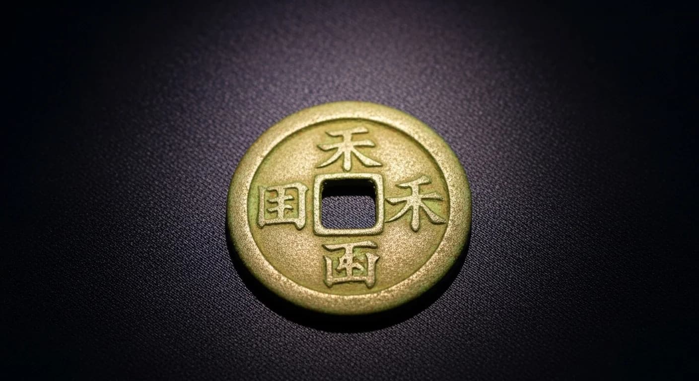 元和通宝の本体（穴銭）
