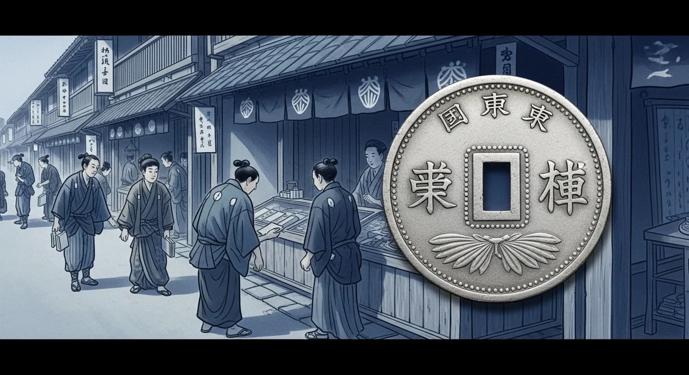 元禄丁銀にまつわる歴史的場面（第3章）