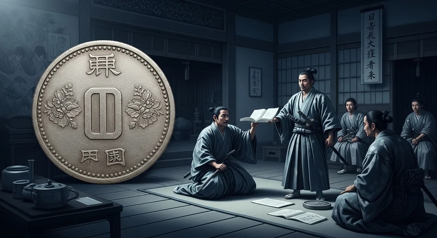 元禄丁銀にまつわる歴史的場面（第4章）