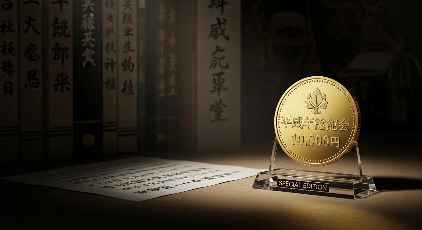 平成時代の幕開けを象徴する金貨
