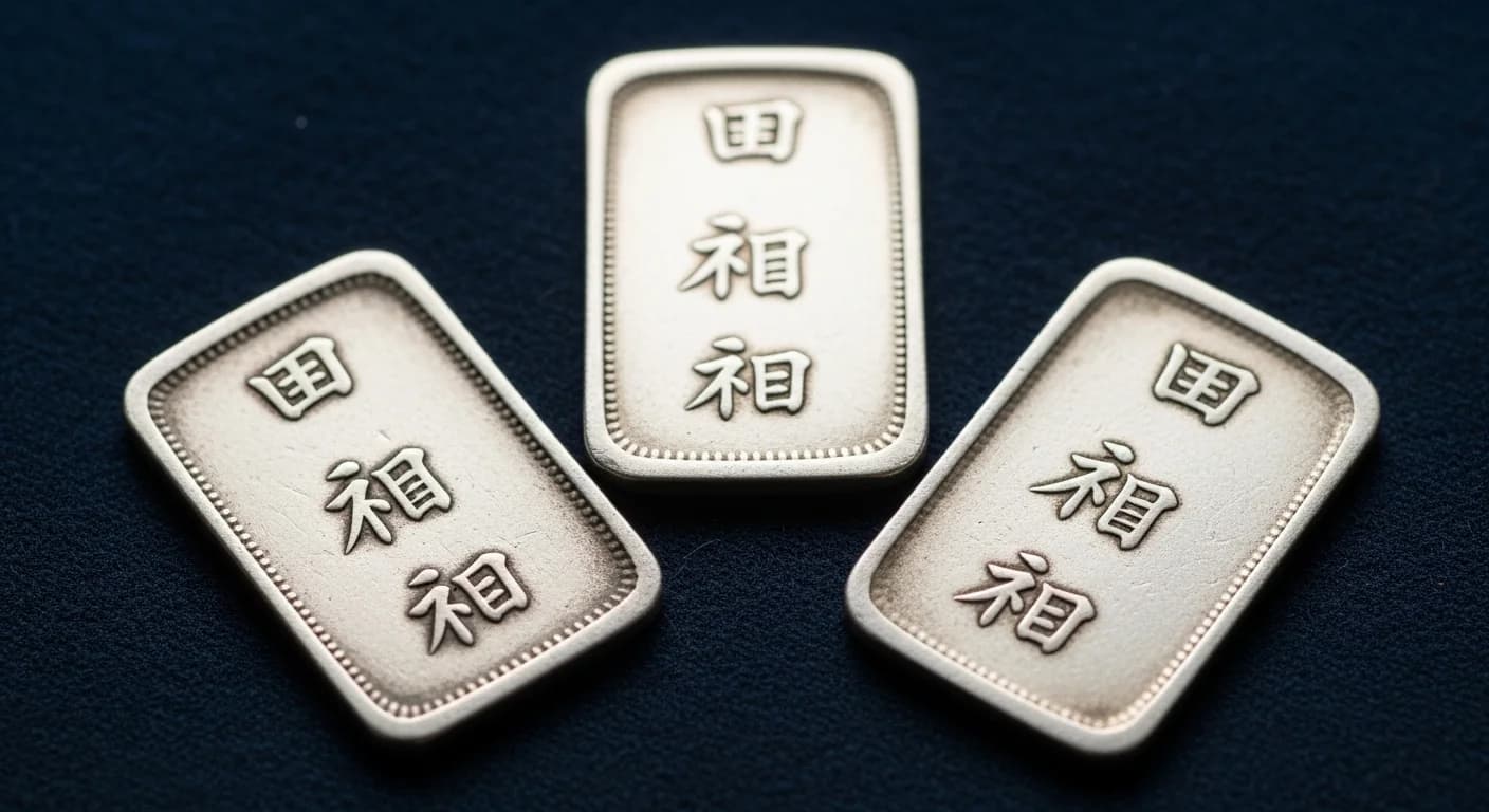 一分銀（安政一分銀） — 幕末の貿易開始と金銀比価問題の中心にあった長方形の高品位銀貨