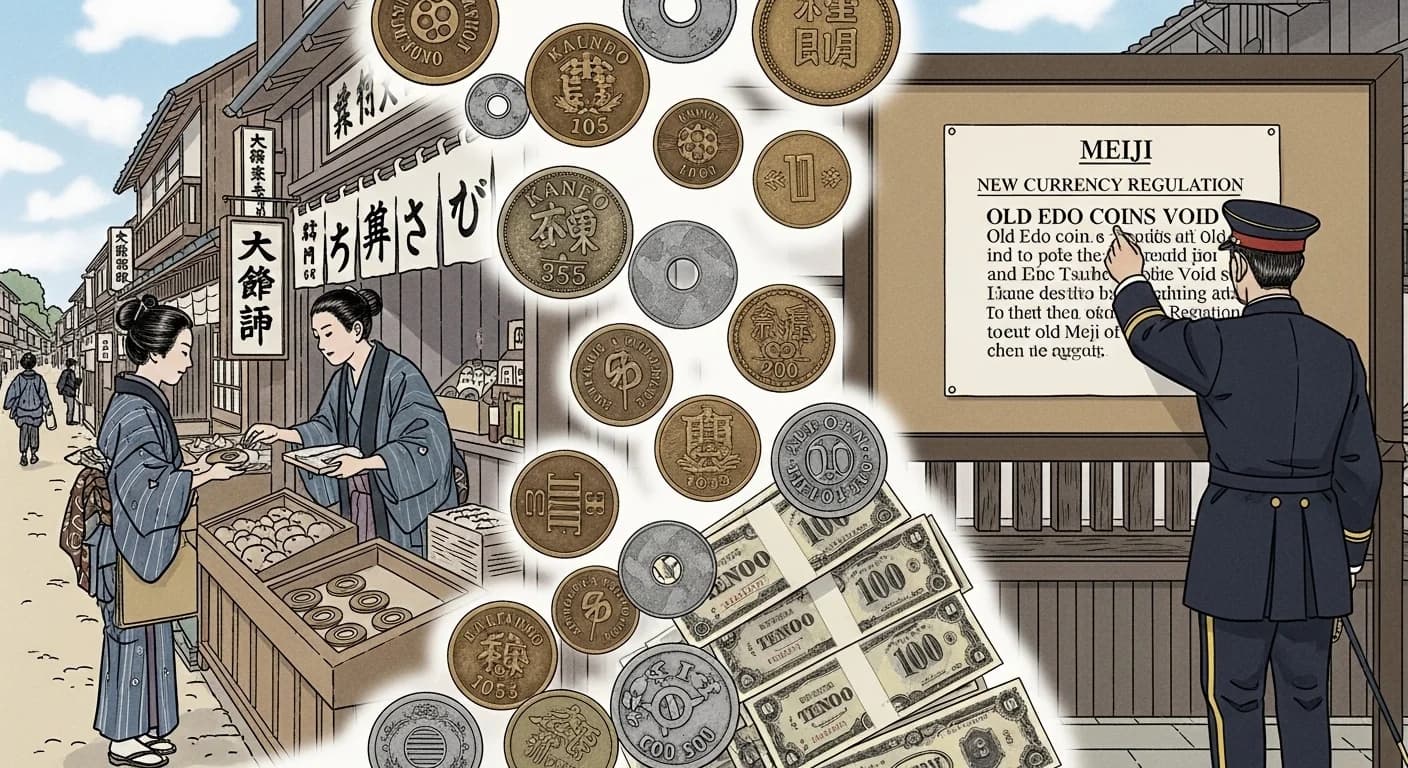 四文銭（波銭）と明治の終焉 — 寛永通宝の最終形態と明治の新貨幣制度への移行