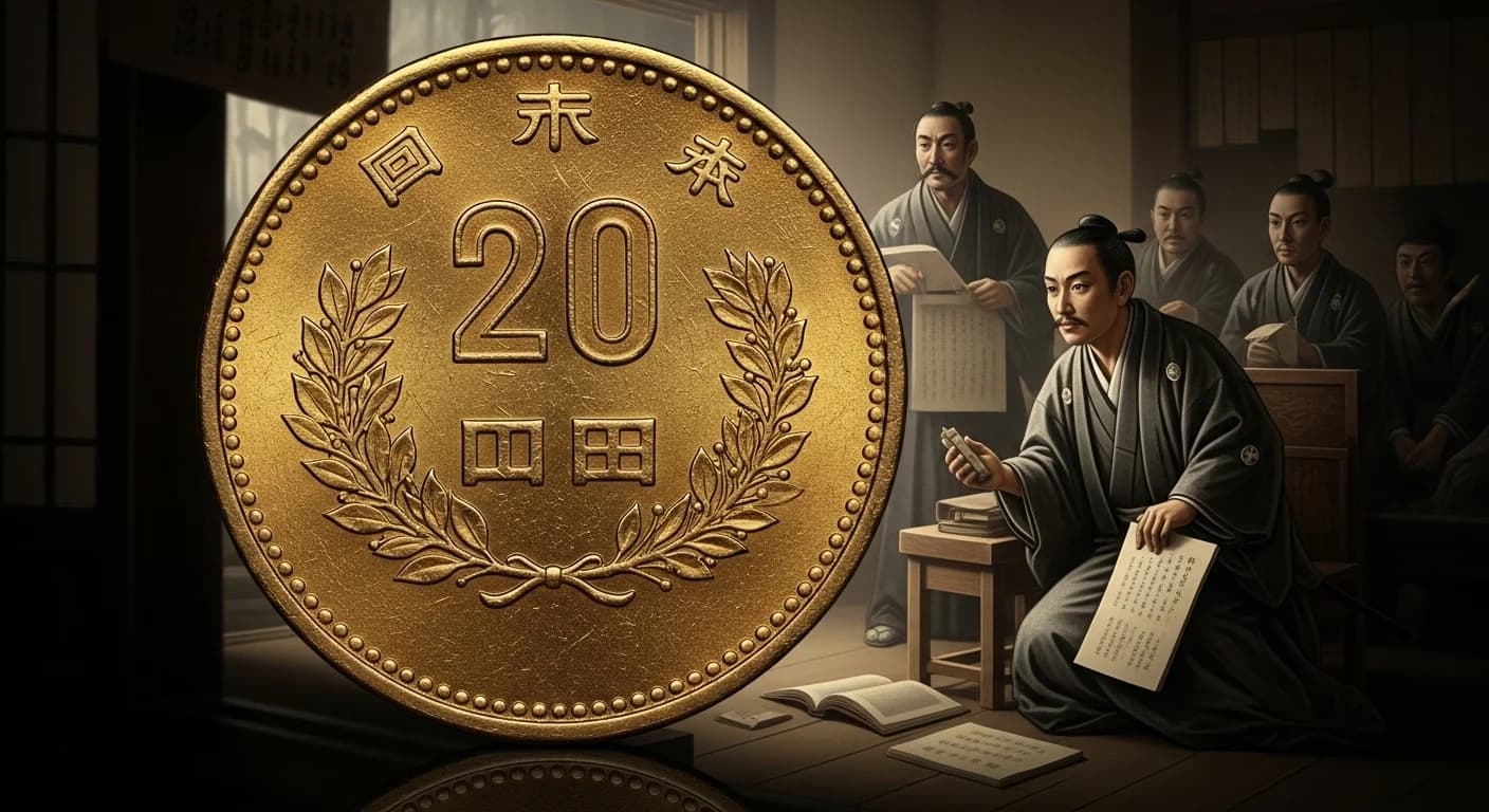 明治20円金貨（新）にまつわる歴史的場面（第4章）
