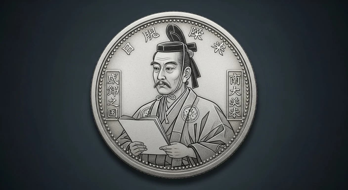 明和五匁銀にまつわる歴史的場面（第1章）