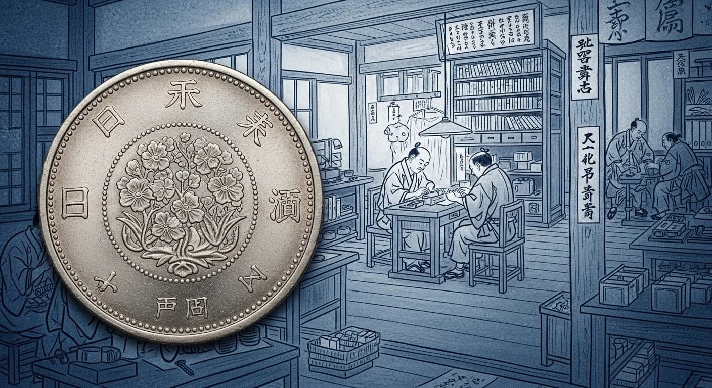 明和五匁銀にまつわる歴史的場面（第2章）
