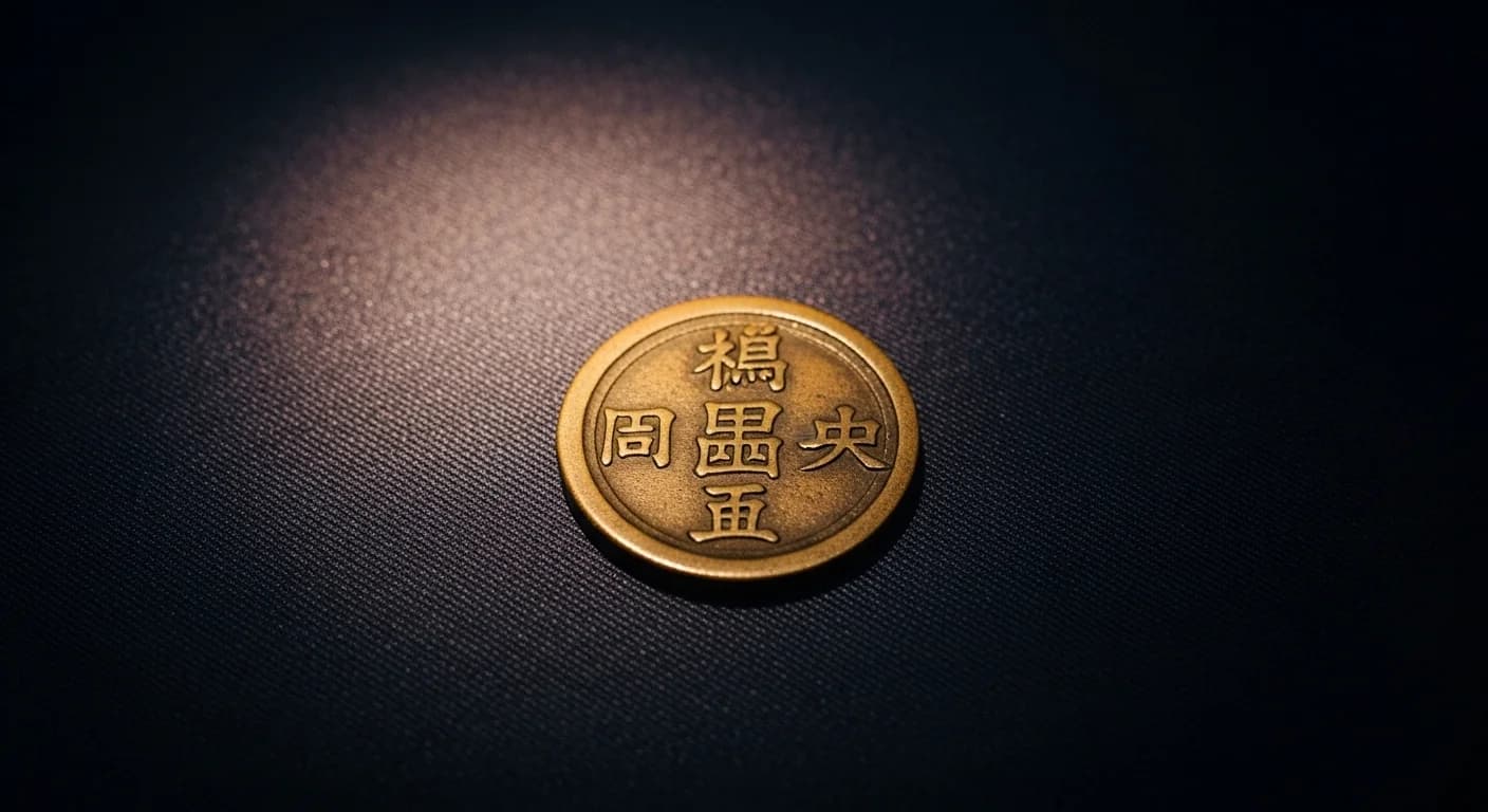 隆平永宝の本体（古代貨幣）