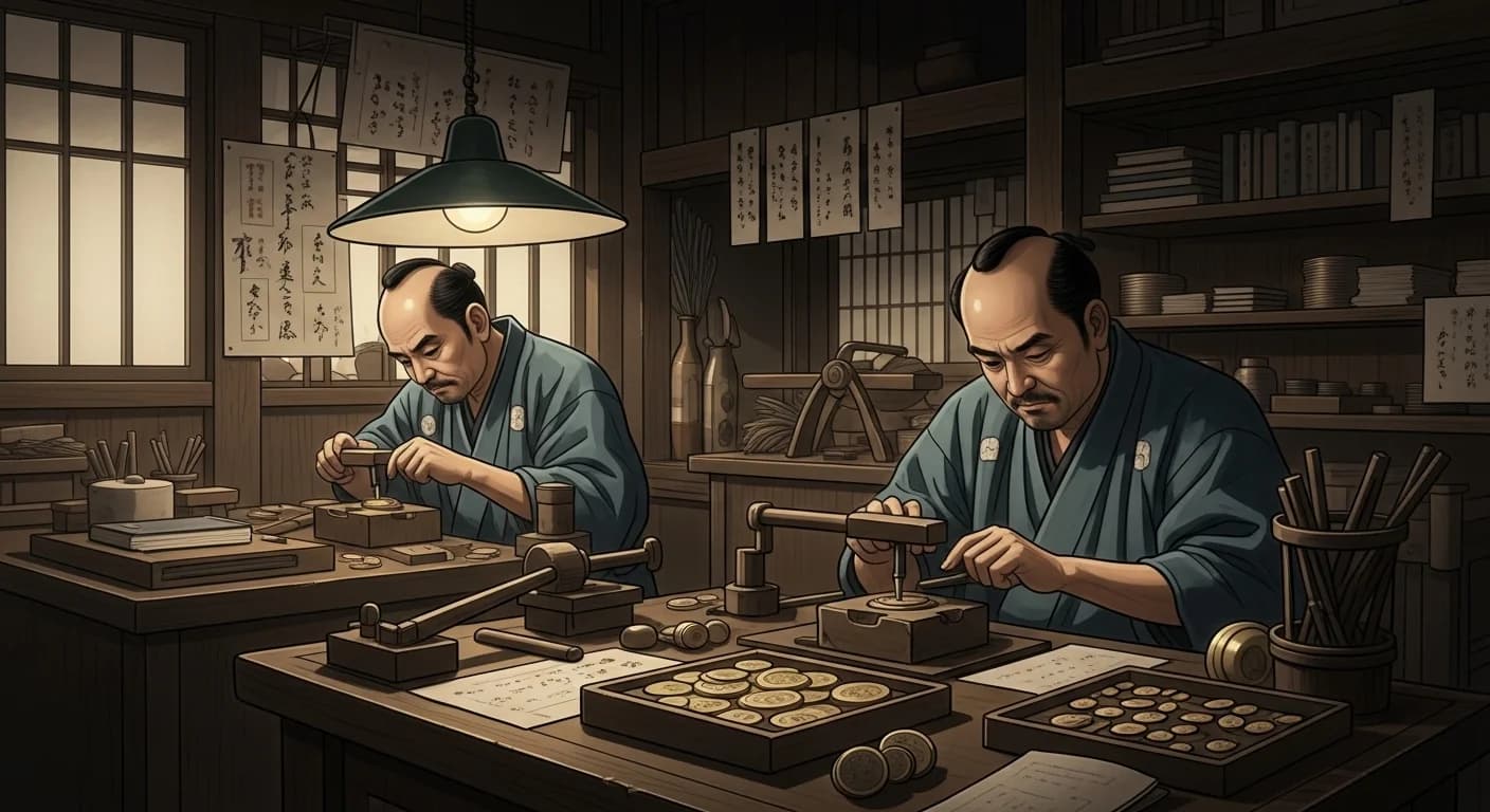 戦時50銭黄銅貨にまつわる歴史的場面（第2章）