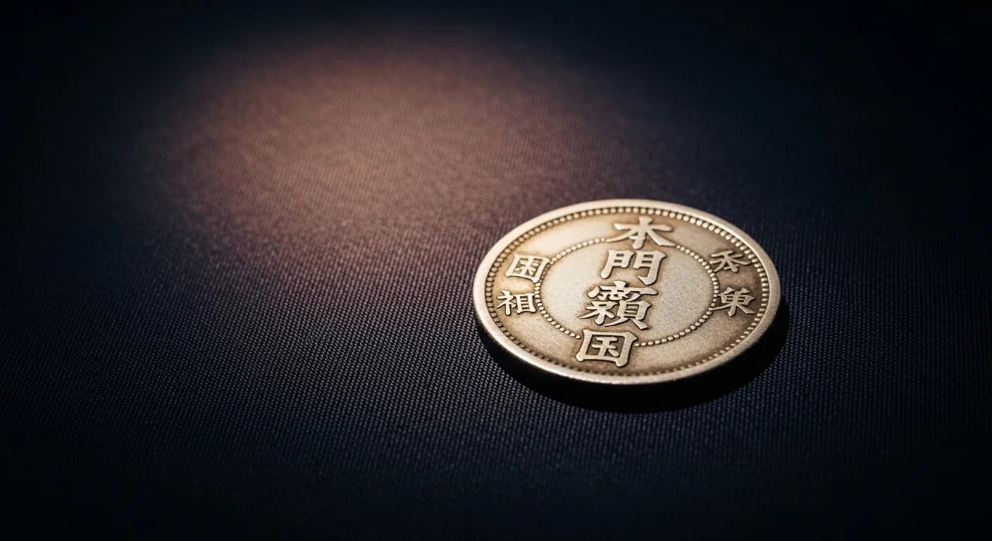 天保一朱銀のコイン画像