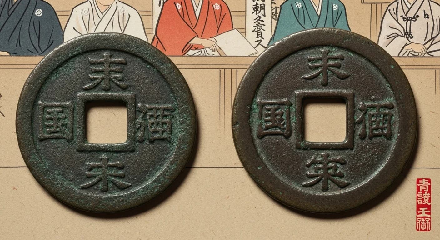 天保通宝写し（薩摩藩）にまつわる歴史的場面（第4章）