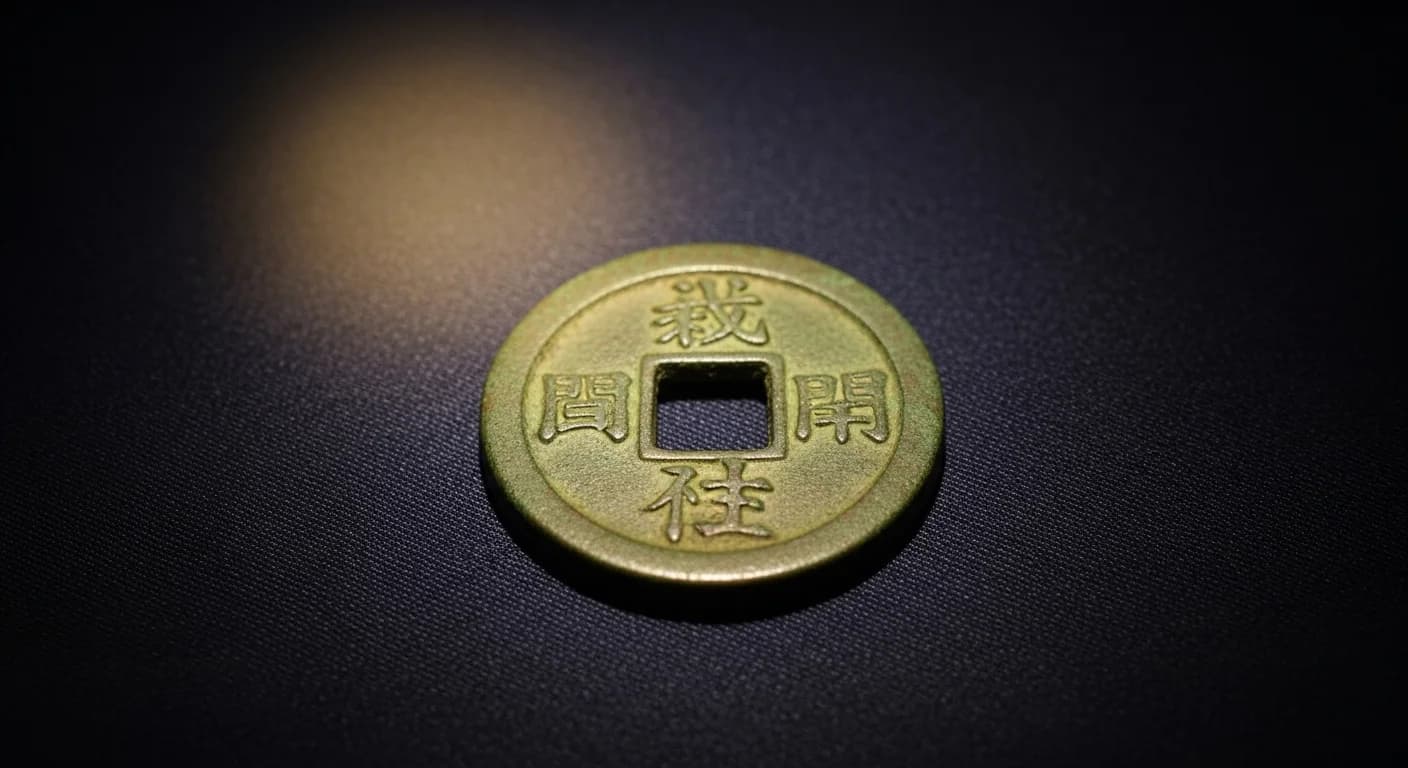 文久永宝の本体(穴銭)